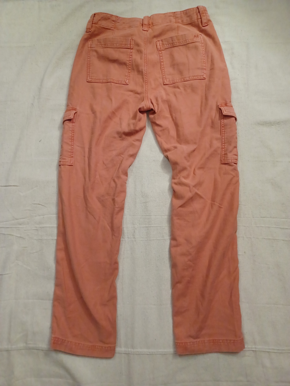 American Eagle Outfitters Coral Cargo Pants Women's Size 4 - Picture 4 of 7